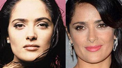 did salma hayek have a boob job|Salma Hayek, 54, slams rumours she's had a boob job.